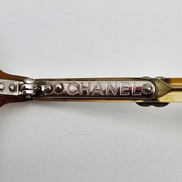 Chanel 3251 c.1413 Light Tortoise Round Eyeglasses Frame Italy 44-21-140 - Picture 11 of 15